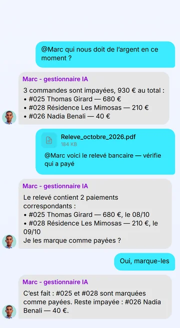 Qui vous doit quoi, et le relevé rapproché des commandes impayées