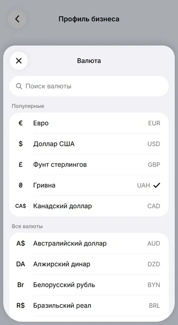 Одна валюта бизнеса из 41 — без конвертации